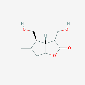 (3aR,4R)-3,4-bis(hydroxymethyl)-5-methyl-3,3a,4,5,6,6a-hexahydrocyclopenta[b]furan-2-one