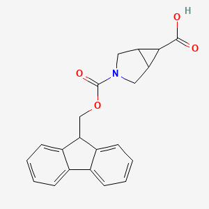 3-[(9H-Fluoren-9-ylmethoxy)carbonyl]-3-azabicyclo[3.1.0]hexane-6-carboxylic acid