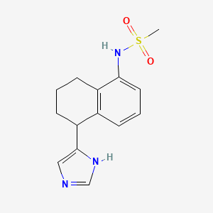 N-[5,6,7,8-tetrahydro-5-(1H-imidazol-5-yl)-1-naphthalenyl]-Methanesulfonamide