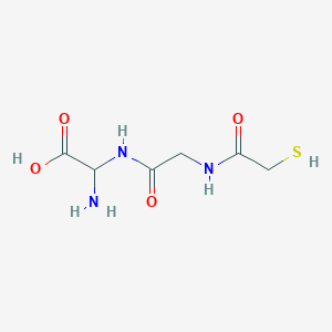 Amino[2-(2-sulfanylacetamido)acetamido]acetic acid