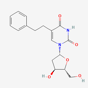 molecular formula C17H20N2O5 B1243278 5-Phenethyl-2'-deoxyuridine 