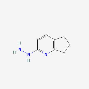 2-Hydrazinyl-6,7-dihydro-5H-cyclopenta[b]pyridine