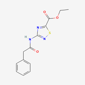 Ethyl3-benzenethioamido-1,2,4-thiadiazole-5-carboxylate