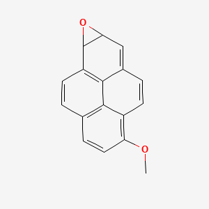 molecular formula C17H12O2 B1243290 1-Methoxypyrene-6,7-oxide 