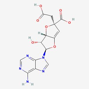 molecular formula C14H13N5O7 B1243305 Deoxygriseolic Acid 