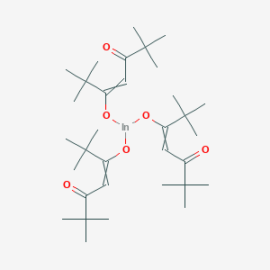 5-Bis[(2,2,6,6-tetramethyl-5-oxohept-3-en-3-yl)oxy]indiganyloxy-2,2,6,6-tetramethylhept-4-en-3-one