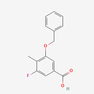 3-(Benzyloxy)-5-fluoro-4-methylbenzoic acid