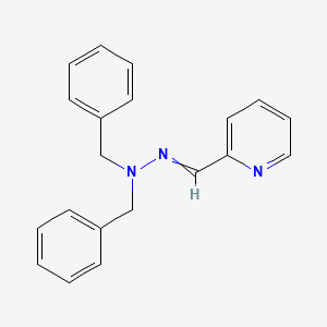 N,N-Dibenzyl-N'-(pyridin-2-ylmethylene)hydrazine