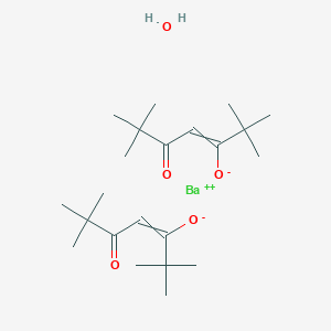 barium(2+);2,2,6,6-tetramethyl-5-oxohept-3-en-3-olate;hydrate