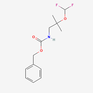 benzyl N-[2-(difluoromethoxy)-2-methylpropyl]carbamate