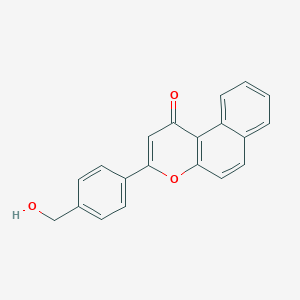 3-[4-(hydroxymethyl)phenyl]-1H-benzo[f]chromen-1-one