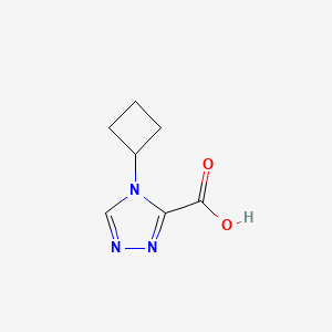 4-Cyclobutyl-4H-1,2,4-triazole-3-carboxylic acid