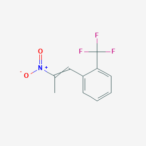 1-(2-Nitroprop-1-enyl)-2-(trifluoromethyl)benzene