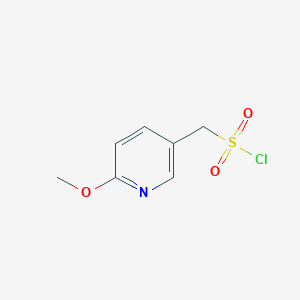 (6-Methoxypyridin-3-YL)methanesulfonyl chloride