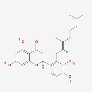 molecular formula C25H28O6 B1243359 nymphaeol B 