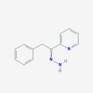 molecular formula C13H13N3 B12433686 (2-Phenyl-1-pyridin-2-ylethylidene)hydrazine 