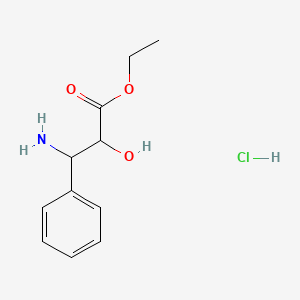 molecular formula C11H16ClNO3 B12433774 Ethyl 3-amino-2-hydroxy-3-phenylpropanoate hydrochloride 