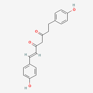 molecular formula C19H18O4 B1243379 1,7-Bis(4-hydroxyphenyl)-1-heptene-3,5-dione 