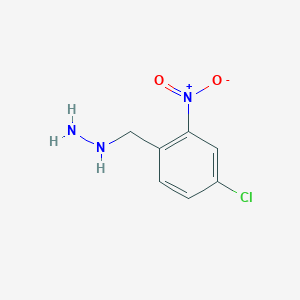 [(4-Chloro-2-nitrophenyl)methyl]hydrazine