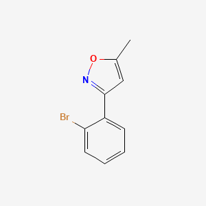 molecular formula C10H8BrNO B12433816 3-(2-Bromo-phenyl)-5-methyl-isoxazole 