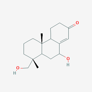 molecular formula C17H26O3 B12433832 13-Oxopodocarp-8(14)-ene-7alpha,18-diol 