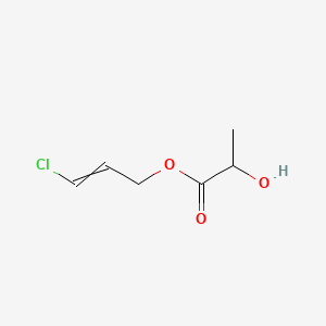 Propanoic acid,2-hydroxy-, 3-chloro-2-propen-1-YL ester