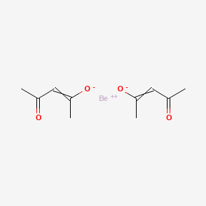 beryllium(2+) (2Z)-4-oxopent-2-en-2-olate 4-oxopent-2-en-2-olate