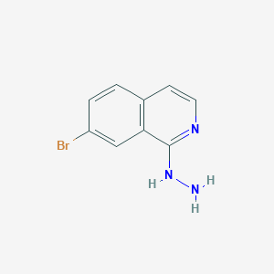 1-(7-Bromoisoquinolin-1-YL)hydrazine