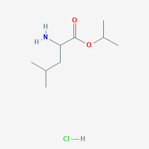 molecular formula C9H20ClNO2 B12433887 Isopropyl 2-amino-4-methylpentanoate hydrochloride 