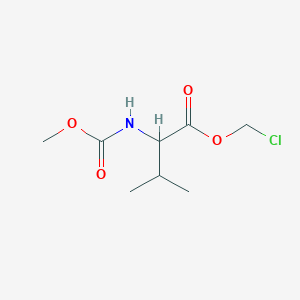 Chloromethyl 2-[(methoxycarbonyl)amino]-3-methylbutanoate