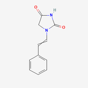 1-(2-phenylethenyl)imidazolidine-2,4-dione