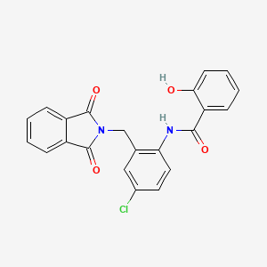 molecular formula C22H15ClN2O4 B1243397 Cppha CAS No. 693288-97-0