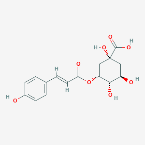 molecular formula C16H18O8 B1243399 3-对香豆酰奎尼酸 CAS No. 87099-71-6