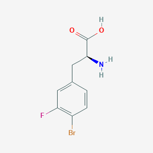 (2S)-2-Amino-3-(4-bromo-3-fluorophenyl)propanoic acid