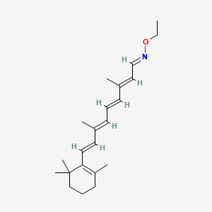 molecular formula C22H33NO B1243413 Retinal-O-ethyloxime CAS No. 99794-88-4