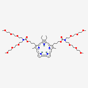 molecular formula C66H99N7O16 B1243424 sapphyrin PCI-2053 
