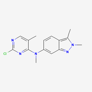 N-(2-chloro-5-methylpyrimidin-4-yl)-N,2,3-trimethylindazol-6-amine