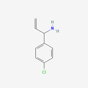 1-(4-Chlorophenyl)prop-2-EN-1-amine