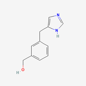 {3-[(1H-imidazol-4-yl)methyl]phenyl}methanol