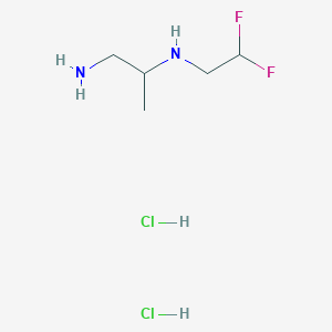 (1-Aminopropan-2-yl)(2,2-difluoroethyl)amine dihydrochloride