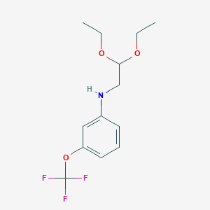 N-(2,2-diethoxyethyl)-3-(trifluoromethoxy)aniline