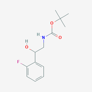 Tert-butyl N-[2-(2-fluorophenyl)-2-hydroxyethyl]carbamate