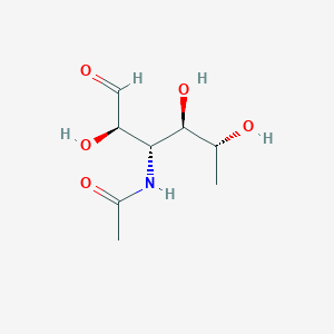 molecular formula C8H15NO5 B12434342 N-[(2R,3S,4R,5R)-2,4,5-trihydroxy-1-oxohexan-3-yl]acetamide CAS No. 4277-45-6