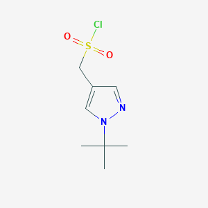 (1-tert-butyl-1H-pyrazol-4-yl)methanesulfonyl chloride