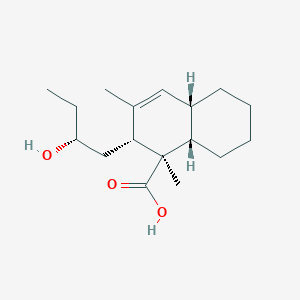 (1R,2R,4aS,8aS)-2-[(2R)-2-hydroxybutyl]-1,3-dimethyl-4a,5,6,7,8,8a-hexahydro-2H-naphthalene-1-carboxylic acid