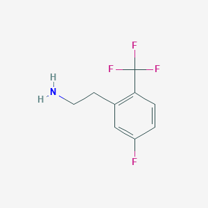 2-(5-Fluoro-2-(trifluoromethyl)phenyl)ethanamine