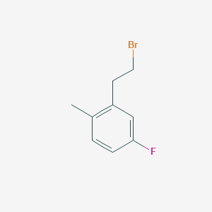 2-(2-Bromoethyl)-4-fluoro-1-methylbenzene