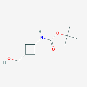 molecular formula C10H19NO3 B124345 叔丁酸 [3-(羟甲基)环丁基]氨基甲酸酯 CAS No. 142733-64-0