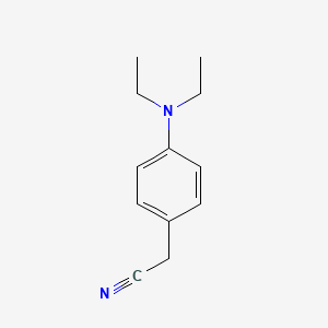 molecular formula C12H16N2 B12434572 2-(4-(Diethylamino)phenyl)acetonitrile CAS No. 806605-05-0