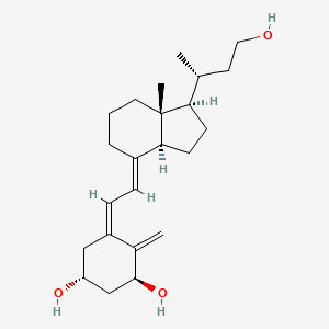 B1243458 (1S)-1,23-dihydroxy-24,25,26,27-tetranorcalciol CAS No. 97903-37-2
